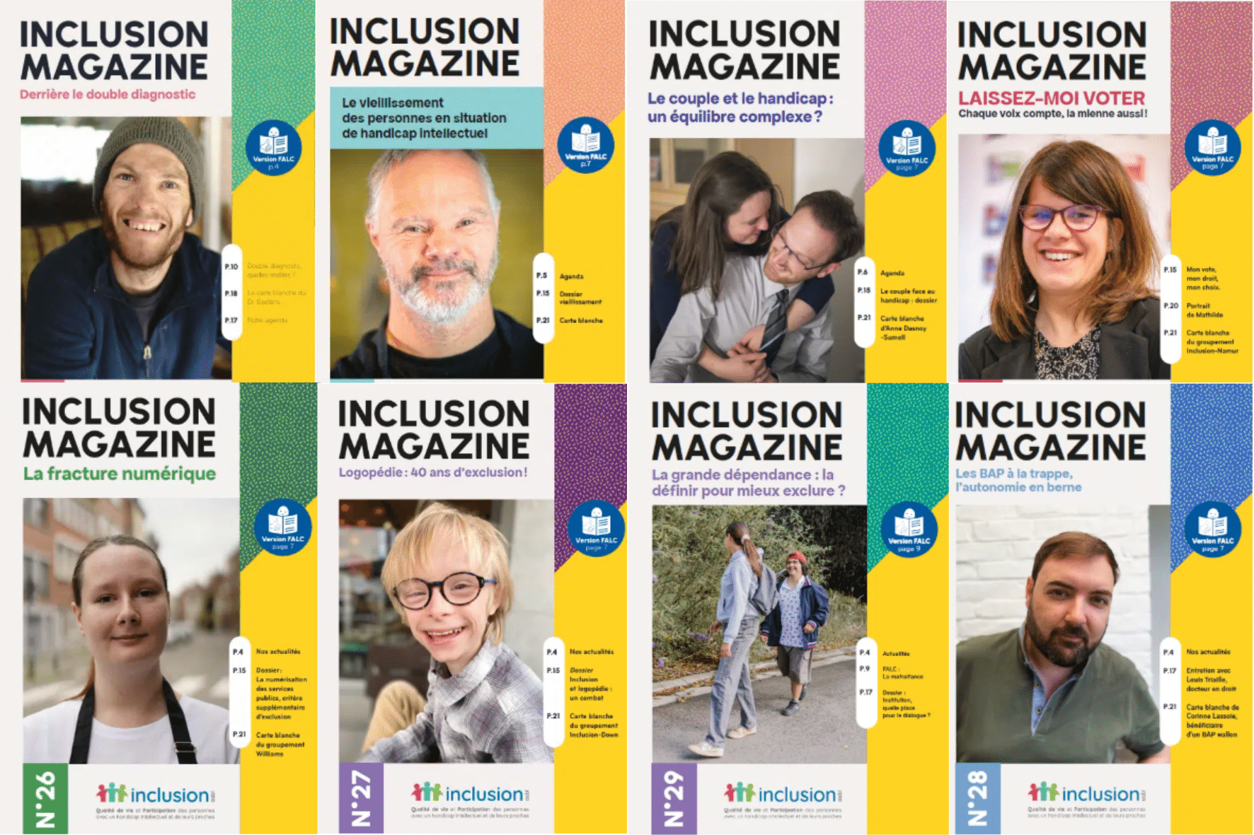 Les magazines Inclusion